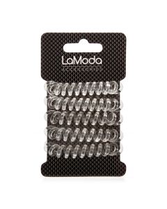 La Moda Haircare No Kinks Clear Ponytailers