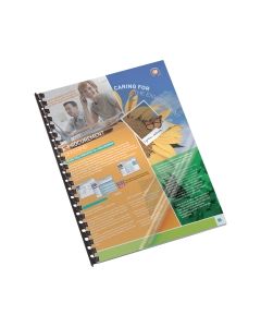 Lyreco Transparent A4 PVC Report Binding Covers 200 Microns - Box of 100