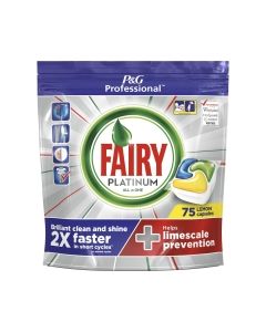 Fairy Professional Adw Platinum Dishwasher Tablets Lemon- Pack of 75