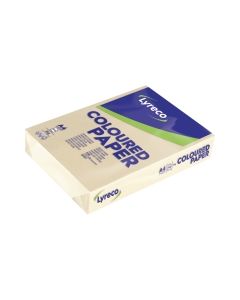 Lyreco Pastel Tinted Cream A4 Paper 80 gsm - Pack of 1 Ream (500 Sheets)