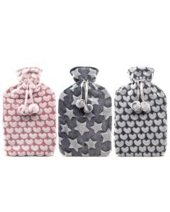 Supersoft Hearts & Stars Hot Water Bottle