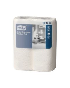 Tork Premium White 2 Ply Kitchen Roll - Pack of 2