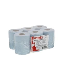 WypAll Reach L10 6223 Food And Hygiene Centrefeed 1 Ply Blue - Pack of 6