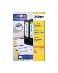 Avery L7171-25 Filing labels 200x60mm 4-UP - Pack Of 25