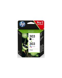 HP 303 2-pack Black/Tri-Colour Original Ink Cartridges (3YM92AE)