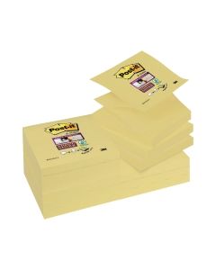 Post-It Super Sticky Z-Notes 76X76mm Canary Yellow Pk12