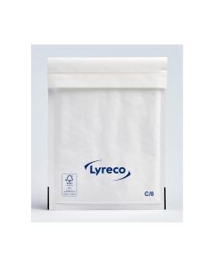 Lyreco White Bubble Envelope 150 x 210mm C/0 - Pack of 100