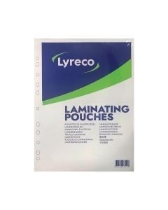 Lyreco A4 Gloss Laminating Pouches 150 Micron (2 X 75) - Pack of 100