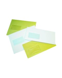 Lyreco Mailing White Envelopes DL+ Gum Window 90gsm - Pack Of 1000