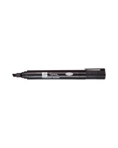 Lyreco Permanent Markers Chisel Black - Pack Of 10