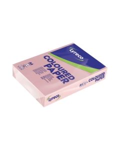 Lyreco Pastel Tinted Pink A4 Paper 80 gsm - Pack of 1 Ream (500 Sheets)