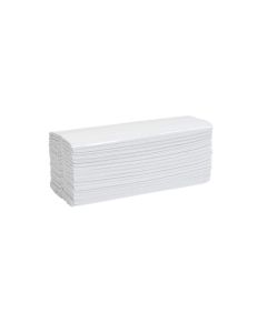 White 2 Ply Z-Fold Hand Towels - Pack of 3000