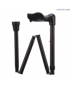 Arthritis Grip Cane - Folding, adjustable, Left Handed - Black