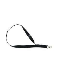 Durable Textile Lanyard Black With Safety Release - Pack of 10
