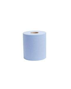 Blue 1 Ply 190mmx300M Centrefeed Roll 1 Ply - Pack of 6