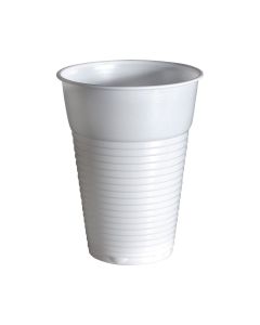 Duni White Plastic Cups 210ml - Box of 100
