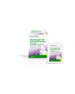 Numark Max strength Cold & Flu relief sachets 10's