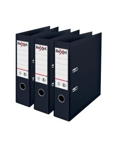 Rexel Choices A4 PP No.1 Lever Arch File 75mm Spine, Black