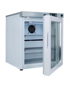 CoolMed 29L Small glass door refrigerator