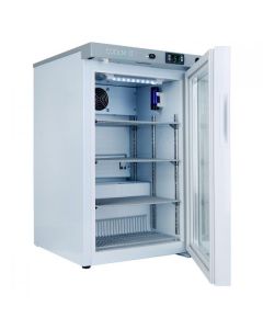 CoolMed 59L Small glass door refrigerator