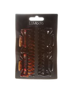 La Moda Haircare Medium Standard Clamp 4Pcs