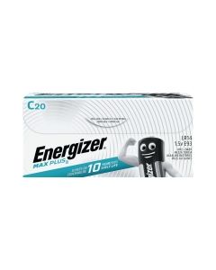 Energizer Alkaline Max Plus C Battery - Pack of 20