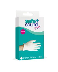 Safe & Sound Sa Medium Cotton Gloves