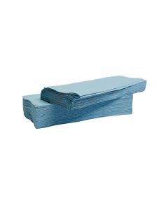 LYRECO BLUE 1 PLY V-FOLD HAND TOWELS - PACK OF 3600