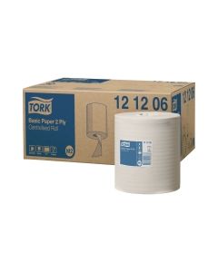 Tork Xpress M2 Centrefeed 2-Ply Wiping Paper Roll 160m White - Pack Of 6