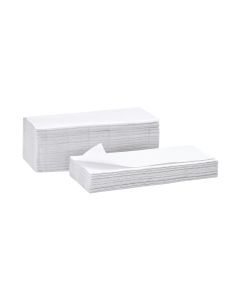 White 1 Ply V-Fold Hand Towels - Pack of 3600