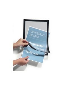 Durable Duraframe Self-Adhesive A4 Black - Pack of 2