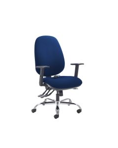 Jota Ergo High Back Managers Chair Blue - Delivery Only