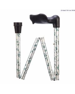 Arthritis Grip Cane - Folding, adjustable, Left Handed - Ivy