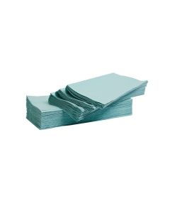 LYRECO GREEN 1 PLY V-FOLD HAND TOWELS - PACK OF 3600