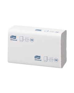Tork 150299 H2 White Multifold Hand Towel 2 Ply - Pack of 20 Sleeves of 237