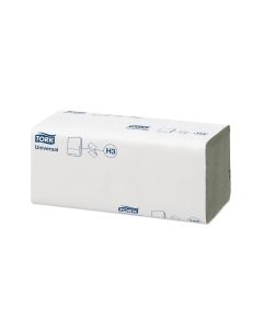 Tork H3 Green 1 Ply Single Fold Universal Hand Towels - Pack of 20 X 200