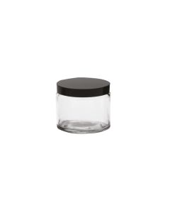 Fortuna Clear Glass Jar with Lid 120G (GJ120) (pack size 1)