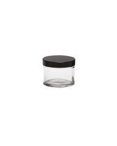 Fortuna Clear Glass Jar with Lid 60G (GJ60) (pack size 1)