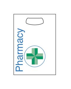 Fortuna Carrier Bag Plastic Large Patch Handle 440x340mm (500Pcs) OR10